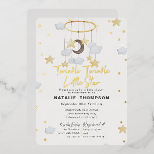 Gender Neutral Twinkle Little Star Baby Shower