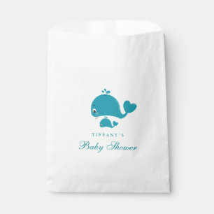 Gender-Neutral Whale Boy Baby Shower Favour Bag