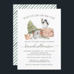 Gender Neutral | Winter Christmas Baby Shower Invitation<br><div class="desc">Winter has snuck up on us. And if you’re planning a baby shower for yourself or a loved one, why not utilise the season as inspiration. Invite your guests to your baby shower in style with these watercolor winter friends invitations. Get the charming baby shower invitations you've been looking for,...</div>