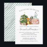 Gender Neutral | Winter Christmas Baby Shower Invitation<br><div class="desc">Winter has snuck up on us. And if you’re planning a baby shower for yourself or a loved one, why not utilise the season as inspiration. Invite your guests to your baby shower in style with these watercolor winter friends invitations. Get the charming baby shower invitations you've been looking for,...</div>