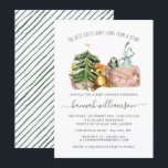 Gender Neutral | Winter Christmas Baby Shower Invitation<br><div class="desc">Winter has snuck up on us. And if you’re planning a baby shower for yourself or a loved one, why not utilise the season as inspiration. Invite your guests to your baby shower in style with these watercolor winter friends invitations. Get the charming baby shower invitations you've been looking for,...</div>