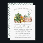 Gender Neutral | Winter Christmas Baby Shower Invitation<br><div class="desc">Winter has snuck up on us. And if you’re planning a baby shower for yourself or a loved one, why not utilise the season as inspiration. Invite your guests to your baby shower in style with these watercolor winter friends invitations. Get the charming baby shower invitations you've been looking for,...</div>