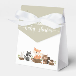 Gender Neutral Woodland Animal Baby Shower Favour  Favour Box