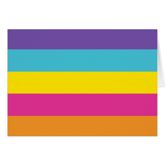 Gender Nonbinary Pride Flag (Front Horizontal)
