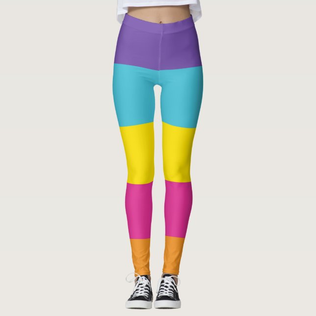Gender Nonbinary Pride Leggings (Front)