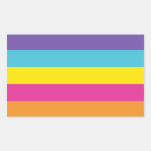Gender Nonbinary Pride Rectangular Sticker