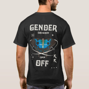 Gender Off Ellipse BTF Dark, Non-binary Pride T-Shirt