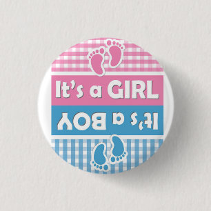 Gender Poll 3 Cm Round Badge