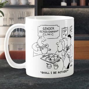 Gender Reassignment Clinic Cartoon. Coffee Mug