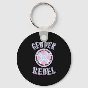Gender Rebel Sticker Key Ring