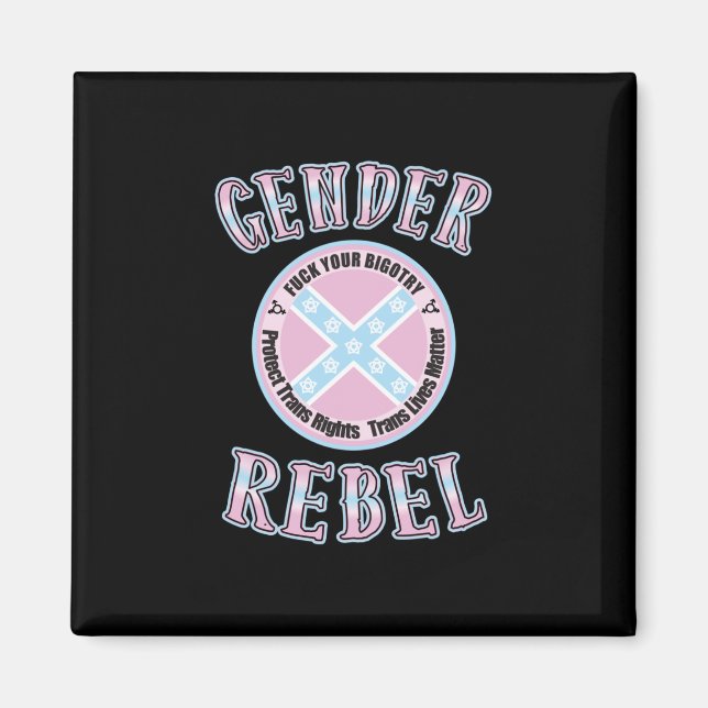 Gender Rebel Sticker  Magnet (Front)