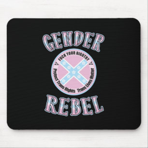Gender Rebel Sticker  Mouse Mat
