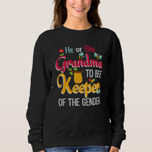 Gender Reveal Announcement Grandma To Bee Keeper H Sweatshirt