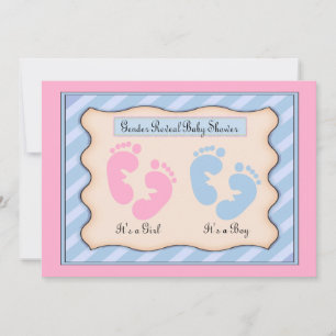 Gender Reveal Baby Shower Invitation