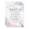 Gender Reveal BabyQ Invitation