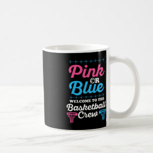 Gender Reveal Basketball Design for a Basketball F Coffee Mug