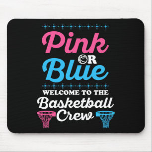 Gender Reveal Basketball Design for a Basketball F Mouse Mat