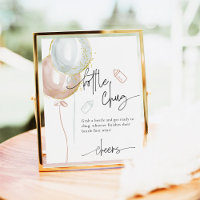 Gender Reveal Bottle Chug Beer Baby Shower Game