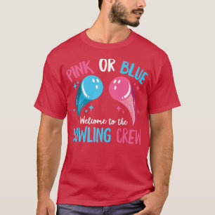Gender Reveal Bowling Design for a Bowling Lover  T-Shirt