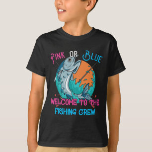 Gender Reveal Fishing Design For A Fishermen T-Shirt