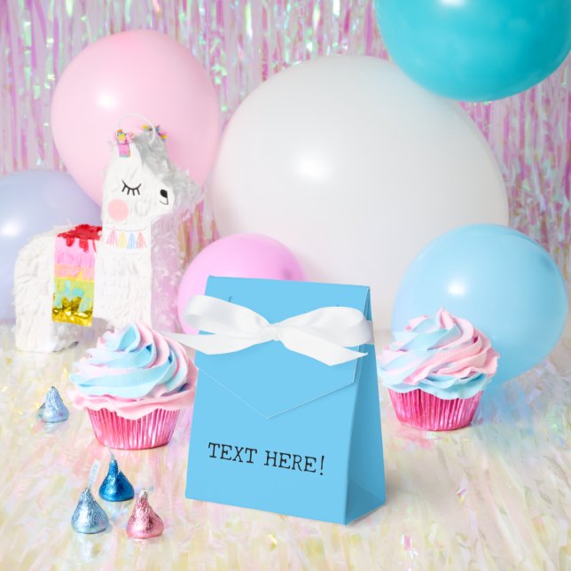 Gender reveal gift bag favour box (Party)