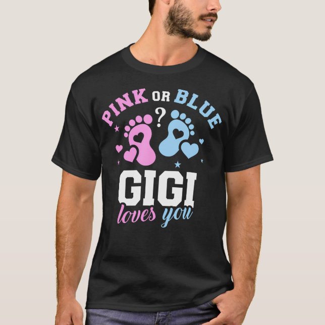 Gender Reveal Gigi  T-Shirt (Front)