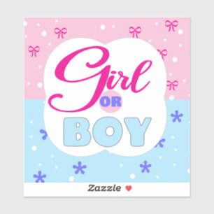 Gender Reveal Girl or Boy 