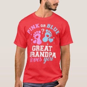 Gender reveal great grandpa T-Shirt