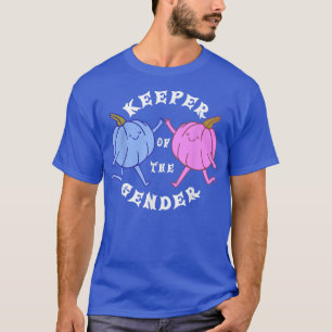 Gender Reveal Halloween Keeper Of The Gender T-Shi T-Shirt