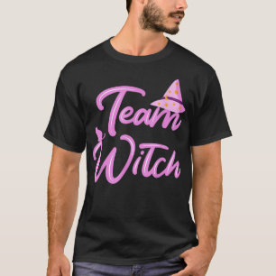 Gender Reveal Halloween Team Witch T-Shirt