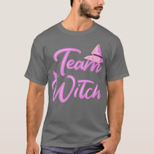 Gender Reveal Halloween Team Witch T-Shirt