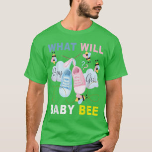 Gender reveal he or she what will baby bee gender T-Shirt