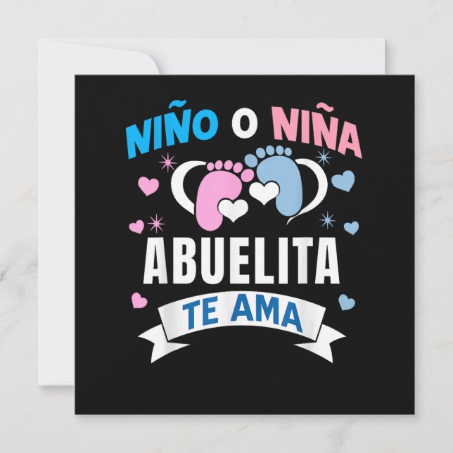 Gender Reveal in Spanish (Front)