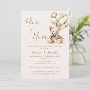Gender Reveal Invitation