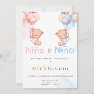 Gender Reveal Invitation