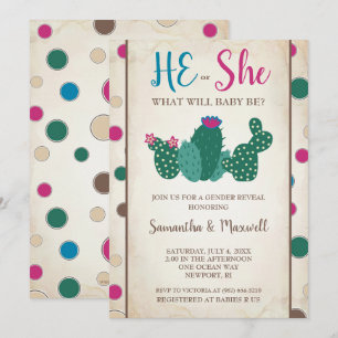 Gender Reveal Invitation, Baby Shower Invitation
