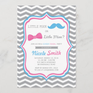 Gender Reveal Invitations / Gender Reveal Invite