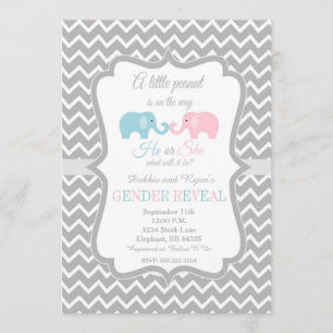 Gender Reveal invitations   Gender Reveal invites