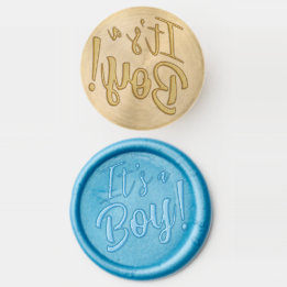 Gender Reveal It's a Boy Wax Seal Stamp