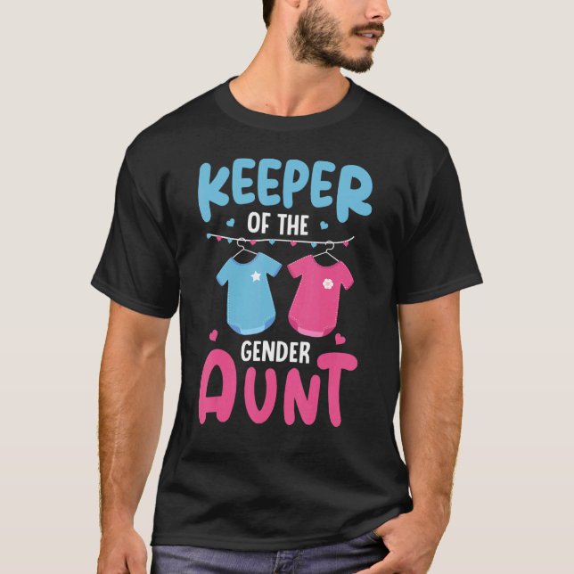 Gender Reveal Keeper Of The Gender 11 T-Shirt (Front)