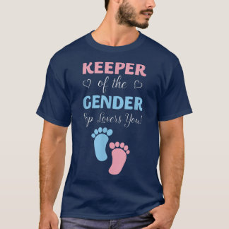Gender Reveal Keeper Of The Gender Pop Loves You T-Shirt