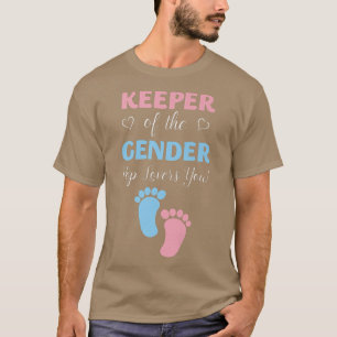 Gender Reveal Keeper Of The Gender Pop Loves You T-Shirt