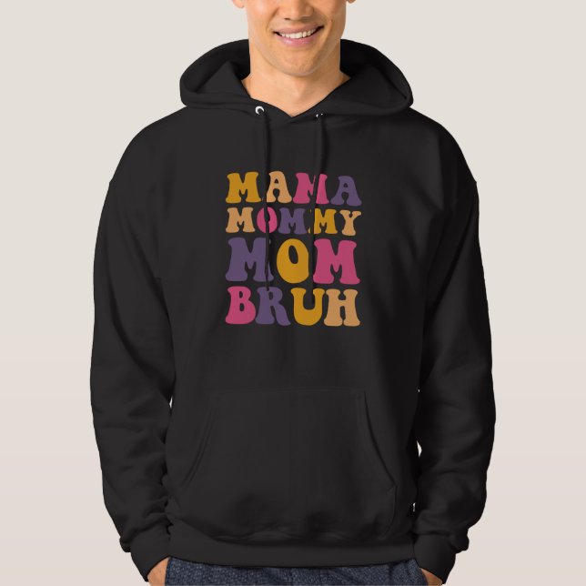 Gender Reveal Mommy 1st Mothers Day Ideas For Wome Hoodie (Front)