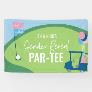 Gender Reveal Par-Tee Large Banner Sign