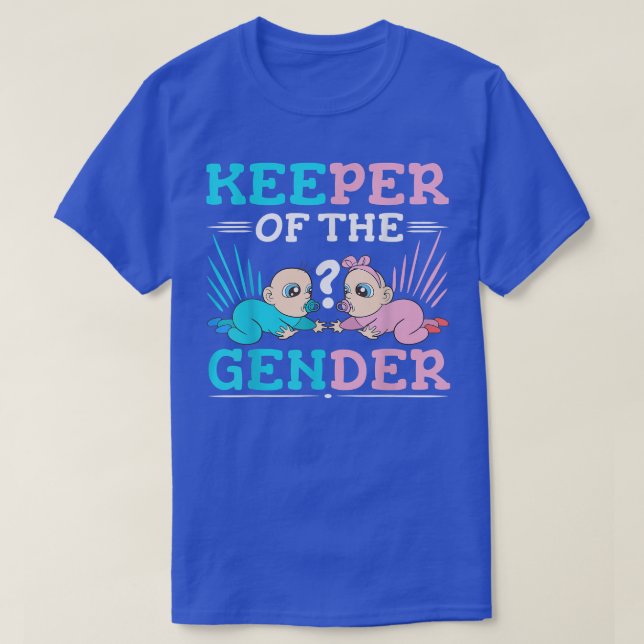 Gender Reveal Party Baby Party Baby Shower Gender  T-Shirt (Design Front)
