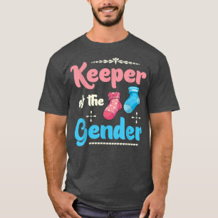 Gender Reveal Party Baby Shower Gender Keeper Gend T-Shirt