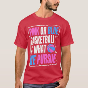 Gender Reveal Party Design for a Basketball Player T-Shirt