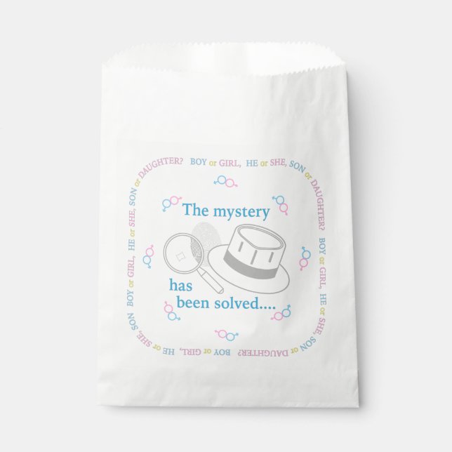 Gender Reveal Party Favour Bags (Front)