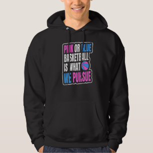 Gender Reveal Party For A Basketball Player Hoodie