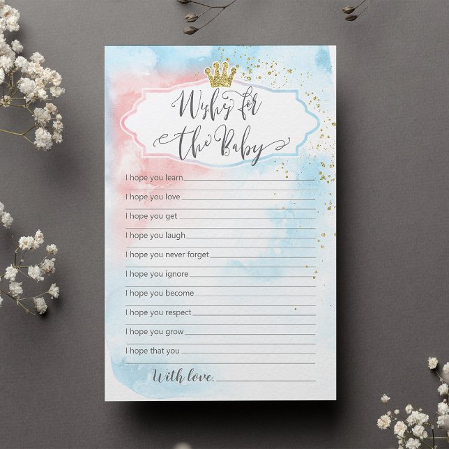 Gender Reveal Party Game | Wishes for the baby (Creator Uploaded)